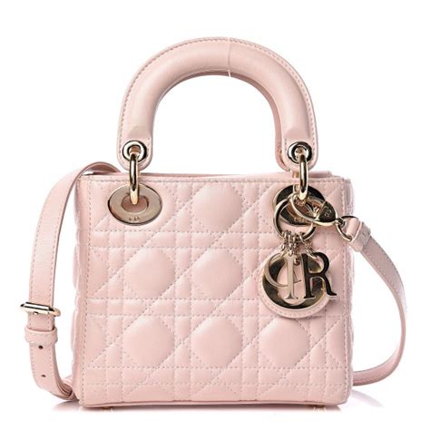 dior light pink bag|mini lady dior bag pink.